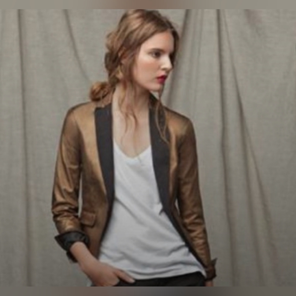 Zara Collection Gold & Black Blazer. - Picture 10 of 10